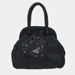 مملوكة مسبقًا Prada Black Satin Handbag