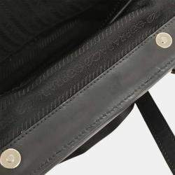 Pre Owned Prada Black Nylon Handbag