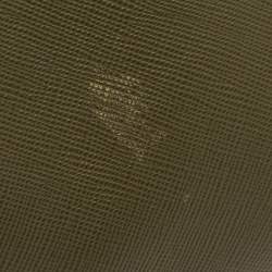 Pre Owned حقيبة يد برادا مقبض مزدوج متوسطة جلد كور سافيانوا سوداء