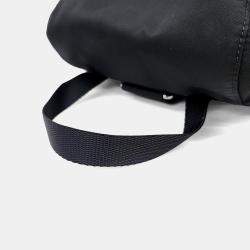 Pre Owned Prada Black Nylon Re-Nylon Two-Pocket Backpack