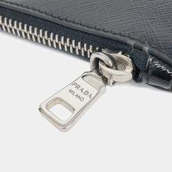 Pre Owned Prada Black Leather pouch