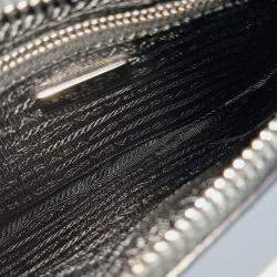 Pre Owned Prada Black Leather pouch