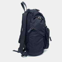 Pre Owned Prada Black Nylon Tessuto Backpack
