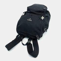 Pre Owned Prada Black Nylon Tessuto Backpack