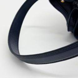 Pre Owned Prada Navy Blue Nylon Bucket Bag