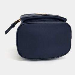 Pre Owned Prada Navy Blue Nylon Bucket Bag