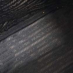 Pre Owned Prada Navy Blue Nylon Bucket Bag