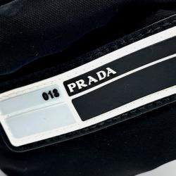 Pre Owned Prada Black Nylon Belt Bag