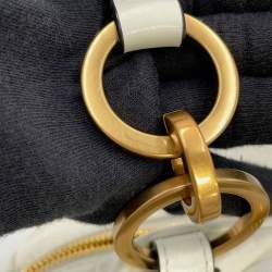 مملوكة مسبقًا Prada Dangle Handbag White Leather Size Mini