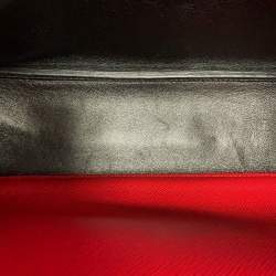 Pre Owned Prada Saffiano Lux Red Saffiano Leather Top Handle Bag