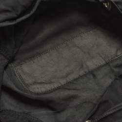 Pre Owned Prada Black Nylon Vintage Drawstring Backpack