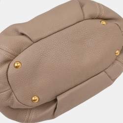 Pre Owned Prada Leather Top Handle Bag