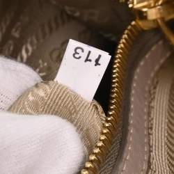 Pre Owned Prada Leather Top Handle Bag