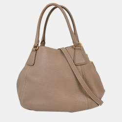 Pre Owned Prada Leather Top Handle Bag