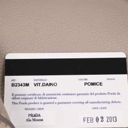 Pre Owned Prada Leather Top Handle Bag