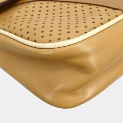 Pre Owned حقيبة برادا جلد بني