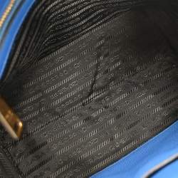 مملوكة مسبقًا Prada Blue Leather 2way Shoulder Handbag