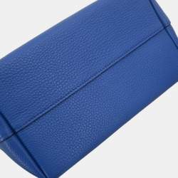 مملوكة مسبقًا Prada Blue Leather 2way Shoulder Handbag
