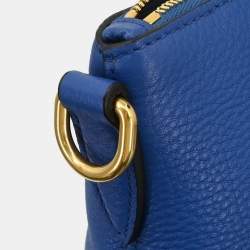 مملوكة مسبقًا Prada Blue Leather 2way Shoulder Handbag