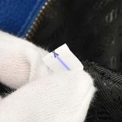 مملوكة مسبقًا Prada Blue Leather 2way Shoulder Handbag