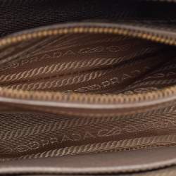 مملوكة مسبقًا Prada Promenade Small Beige Saffiano Lux Leather Satchel