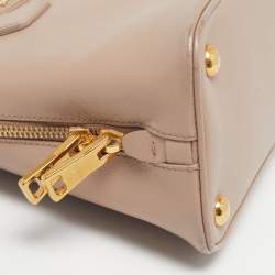 مملوكة مسبقًا Prada Promenade Small Beige Saffiano Lux Leather Satchel