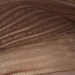 مملوكة مسبقًا Prada Promenade Small Beige Saffiano Lux Leather Satchel