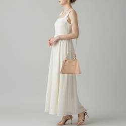 مملوكة مسبقًا Prada Promenade Small Beige Saffiano Lux Leather Satchel