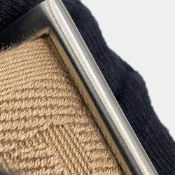 Pre Owned Prada Triangle Logo Shoulder Crossbody Bag Khaki/Brown Nylon Leather