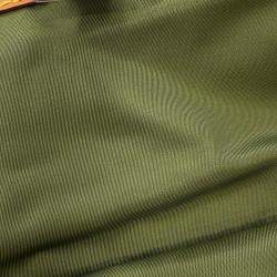 Pre Owned Prada Triangle Logo Shoulder Crossbody Bag Khaki/Brown Nylon Leather