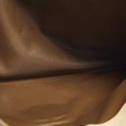 Pre Owned Prada Envelope Beige/Light Blue Saffiano Bicolo Leather Document Case