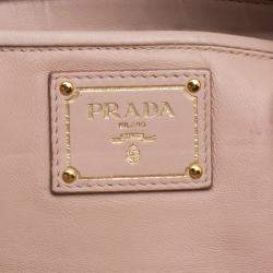 Pre Owned Prada Beige Python Clutch