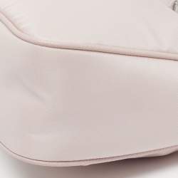 Pre Owned Prada Re-Edition 2005 Light Pink Nylon Shoulder Bag