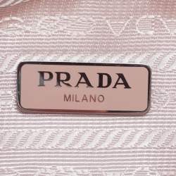 Pre Owned Prada Re-Edition 2005 Light Pink Nylon Shoulder Bag