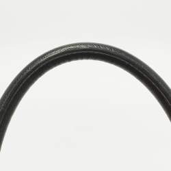 Pre Owned Prada Double Zip Large Black Saffiano Lux Leather Tote