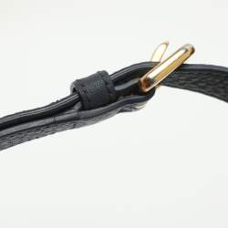 Pre Owned Prada Vitello Daino Blue Leather Satchel