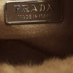 مملوكة مسبقًا حقيبة يد برادا فرو بيج بشعار