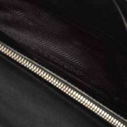 Pre Owned Prada Elektra Black City Calf and Saffiano Leather Shoulder Bag