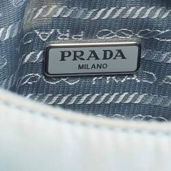 Pre Owned Prada Re-Edition 2000 Light Blue Re-Nylon Shoulder Bag