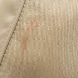 Pre Owned Prada Re-Edition 2005 Beige Re-Nylon and Saffiano Leather Shoulder Bag