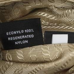 Pre Owned Prada Re-Edition 2005 Beige Re-Nylon and Saffiano Leather Shoulder Bag