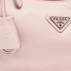 Pre Owned Prada Re-Edition 2000 Pink Nylon Shoulder Bag
