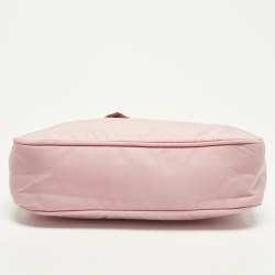 Pre Owned Prada Re-Edition 2000 Pink Nylon Shoulder Bag