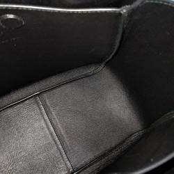 Pre Owned Prada Black Leather Vitello Dino Soft Tote Bag