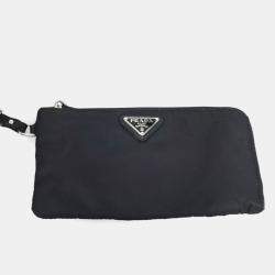 Pre Owned حقيبة ظهر برادا سوداء نايلون رينايليون بجيبين