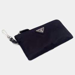 Pre Owned Prada Black Nylon Re-Nylon Two-Pocket Backpack