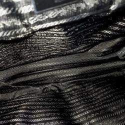 Pre Owned Prada Black Re-Nylon Two-Pocket Backpack