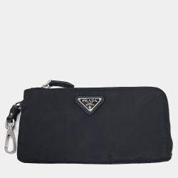 Pre Owned Prada Black Re-Nylon Two-Pocket Backpack