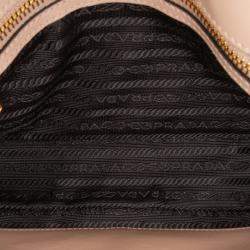 Pre Owned Prada Brown Saffiano Pattina Chain Crossbody