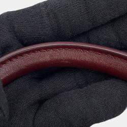 Pre Owned Prada Tessuto Soft Handbag Bordeaux Nylon Leather